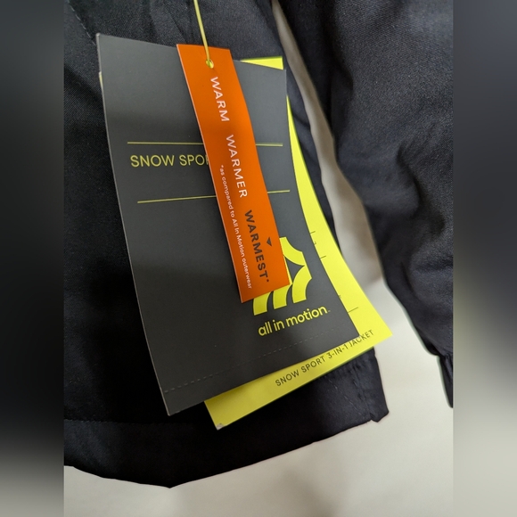 NWT All In Motion Boys Snow Sport 3 in 1 Jacket Size M - Picture 4 of 9